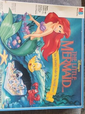 Disney Little Mermaid Game Milton Bradley 1990s